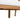 Charmydecor acacia wood patio loveseat frame and center support leg detail with cream seat cushion