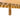 Charmydecor acacia wood patio sofa underside support detail showing reinforced frame and center leg
