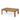 charmydecor acacia wood rectangular outdoor coffee table with slatted top in teak finish