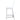 Clear acrylic counter stool on a white background