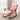 charmydecor adjustable pink velvet reclining rocking chair angled front view