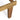 charmydecor Ariana patio chaise lounge close-up of teak finish acacia wood frame and tapered leg