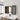CharmyDecor bathroom mirror with storage in an angled vanity scene with the cabinet door closed.