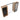 CharmyDecor bathroom mirror with storage, elevated view highlighting organizer baskets, holder, and hooks.