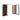 CharmyDecor bathroom mirror with storage with the door open to reveal glass shelving and hinges.