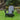 charmydecor black all-weather HDPE Adirondack chair displayed on a garden lawn