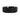 CharmyDecor black ceramic vessel sink side profile showing glossy patterned sides and rounded lower edges