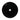 CharmyDecor black ceramic vessel sink top view showing the round basin and central drain opening