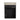 CharmyDecor black chestnut floating bathroom vanity rear view showing the open cabinet back and sink rear