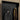 Close-up of CharmyDecor black hall tree bench hooks and coat hanging rail detail in entryway organizer