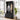 CharmyDecor black hall tree bench styled in bright entryway with plants and modern home decor setup