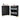 charmydecor black shoe organizer with two flip drawers and gold handles displayed side by side