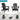 Charmydecor black solid wood Adirondack chair dimensions wide armrests and 220 lb weight capacity