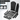 Charmydecor black solid wood folding Adirondack chair partial assembly parts and setup details