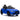 Charmydecor blue kids car BMW M4 12V ride on toy car front angled view with open doors showing sporty design, LED lights, and realistic BMW styling