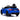 Charmydecor blue kids car BMW M4 ride on electric car rear angled view showing taillights and sporty body
