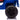 Close-up of a blue toy car with a black tire on a white background