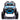 Charmydecor blue ride on car UTV front close-up showing grille and LED headlights