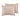 Charmydecor blush crushed velvet and Sherpa reversible king sham detail