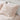 Charmydecor blush crushed velvet king sham with soft textured finish on bed
