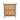 charmydecor bottom view of acacia wood patio chair frame with slatted support