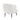 charmydecor boucle accent chair rear angled view with rounded upholstered back
