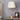CharmyDecor brass and K9 crystal table lamp front view with pleated shade