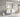 Charmydecor brushed gold framed LED bathroom mirror with warm light above floating double vanity