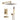 charmydecor brushed gold rain shower system with 10 inch rainfall head handheld shower and tub spout