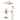 charmydecor brushed gold shower system dimension diagram for rainfall head handheld valve and tub spout