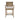 Charmydecor cane back counter stool isolated product view showing reclaimed wood frame and upholstered seat cushion
