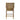 Close-up detail of Charmydecor cane back counter stool showing handwoven cane backrest and wooden armrest craftsmanship