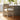 Charmydecor cane back counter stool in kitchen island setting side view showing solid wood frame and upholstered seat