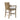 Rear view of Charmydecor cane back counter stool showcasing full cane backrest weaving pattern and frame structure