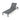 charmydecor Cape Coral adjustable patio chaise lounge in gray angled view
