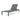 charmydecor Cape Coral gray mesh outdoor chaise lounge with aluminum frame