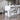 CharmyDecor chrome counter stool tufted backrest close-up showing deep button design gray velvet fabric and handcrafted upholstery detail