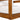 Charmydecor close up of acacia wood frame and thick beige cushion on patio club chair