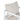 charmydecor close up of beige back cushion on white aluminum outdoor chair