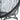 Close-up of black PE rattan weave and iron frame detail on Nusa outdoor patio chair - charmydecor