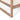 charmydecor close up of brown wash acacia wood frame and beige seat cushion on outdoor club chair