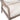 Charmydecor close up of cream cushion and light brown acacia wood armrest on patio club chair