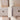 charmydecor close up of removable cream cushion strap on acacia wood outdoor dining chair