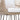 charmydecor close up of teak finish wicker weave and white cushion on outdoor dining chair