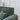charmydecor close up rolled arm design on green chenille upholstered sofa