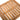 charmydecor close up slatted acacia wood seat of outdoor dining chair