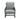 charmydecor contemporary gray wicker rocking chair with soft seat and back cushions front view