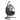 charmydecor dark gray patio hanging egg chair with stand, plush cushions, and woven rattan basket on white background