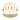 Round cushioned chair with beige fabric and gold polka dot pattern on a white background