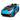 charmydecor electric lamborghini kid car blue STO ride on drift car front angle LED lights
